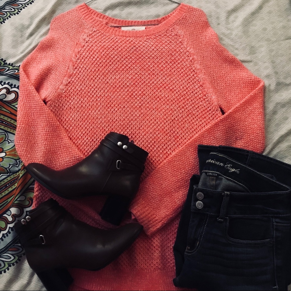 Coral/Pink Sweater